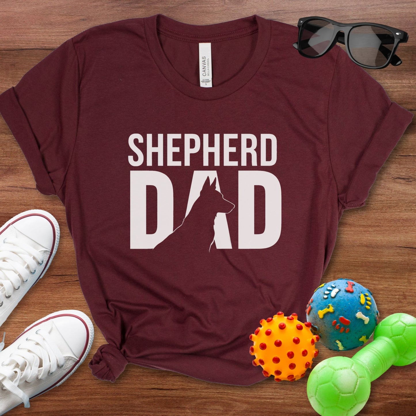 Shepherd Dad Shirt - The Pawsitive Initiative