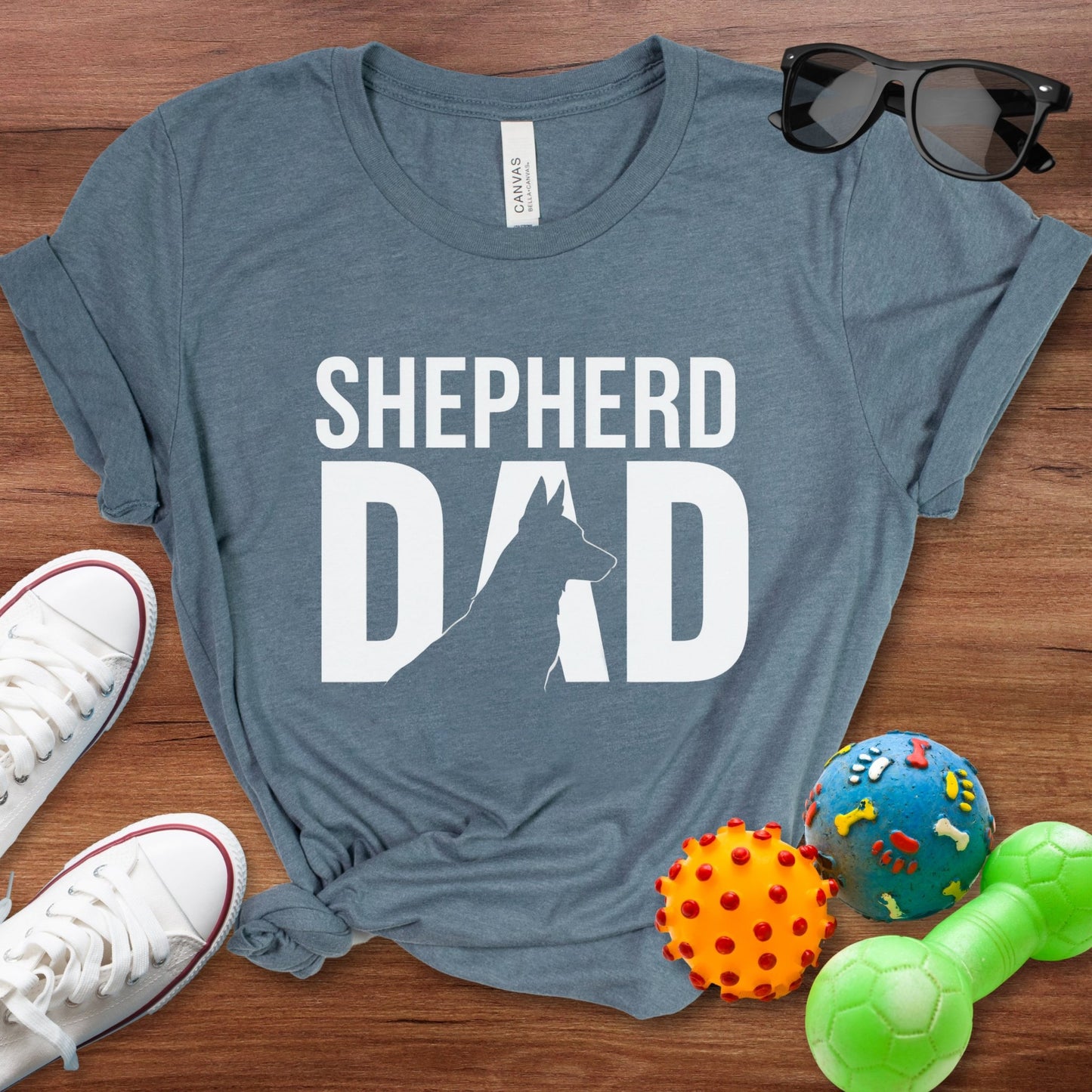 Shepherd Dad Shirt - The Pawsitive Initiative