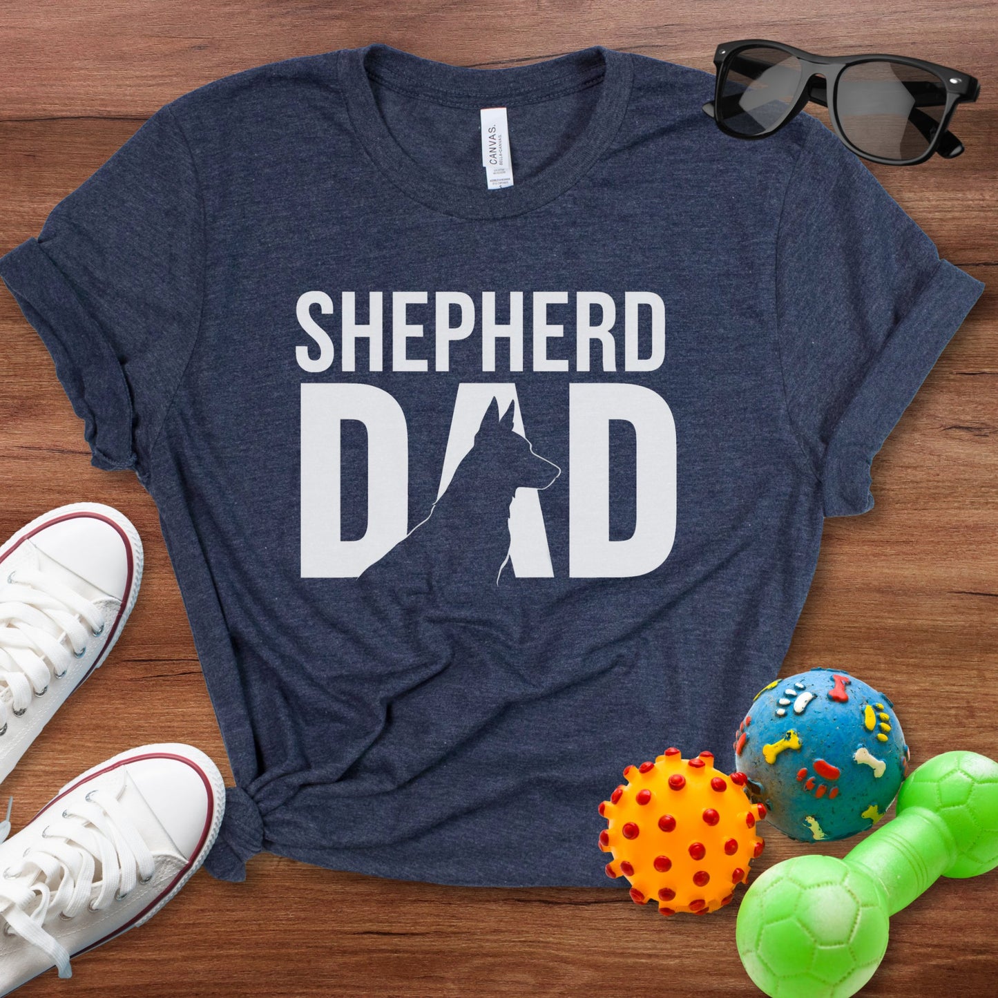 Shepherd Dad Shirt - The Pawsitive Initiative