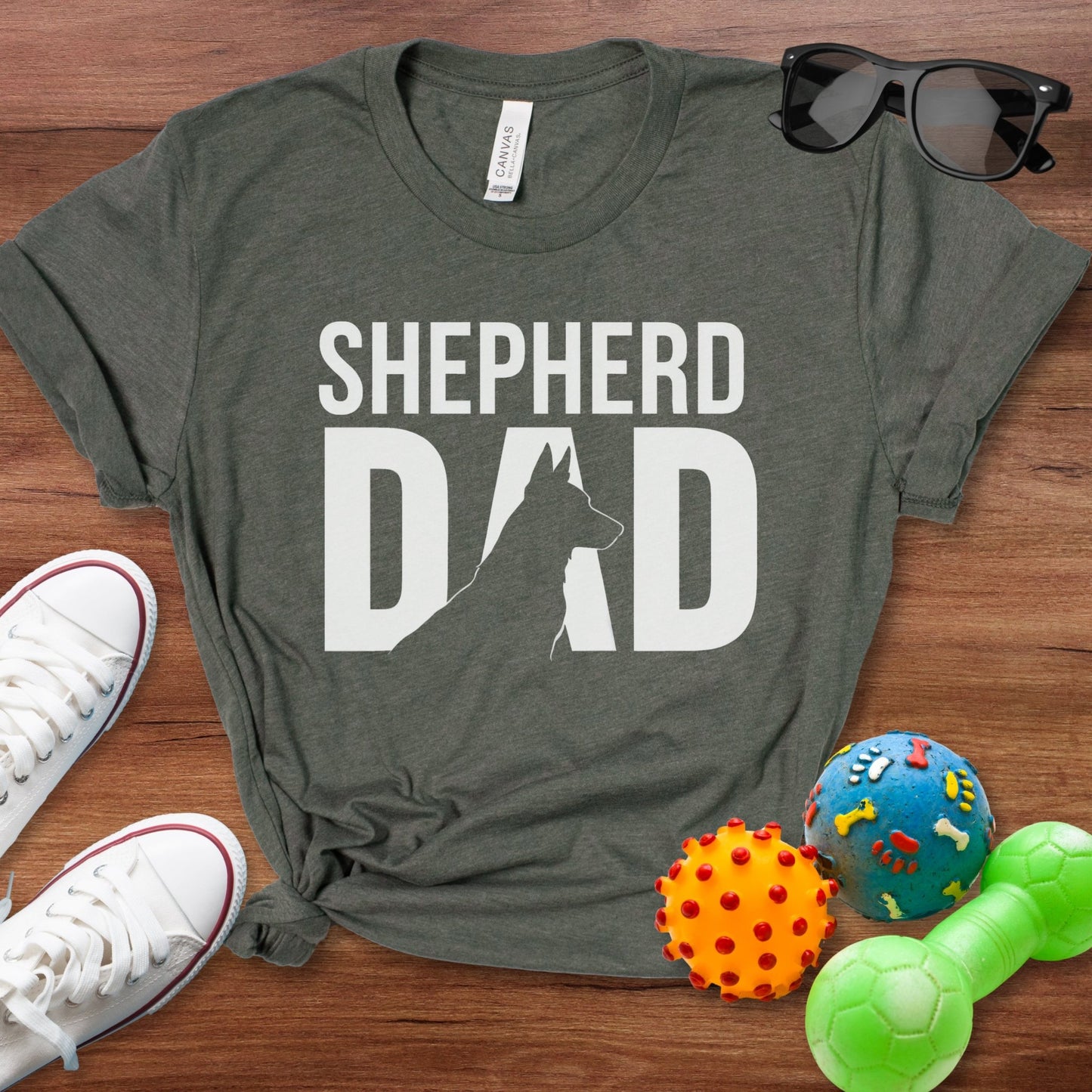 Shepherd Dad Shirt - The Pawsitive Initiative