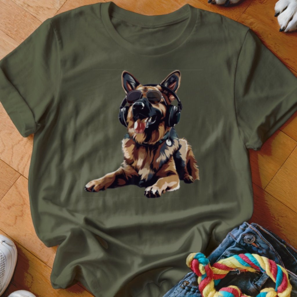 Shepherd DJ Shirt - The Pawsitive Initiative