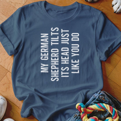 Shepherd Head Tilt Shirt - The Pawsitive Initiative