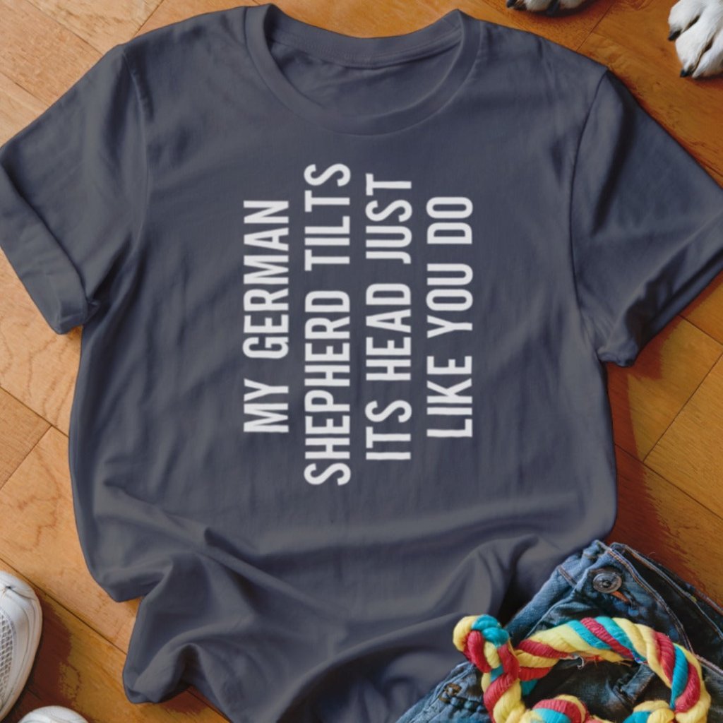Shepherd Head Tilt Shirt - The Pawsitive Initiative