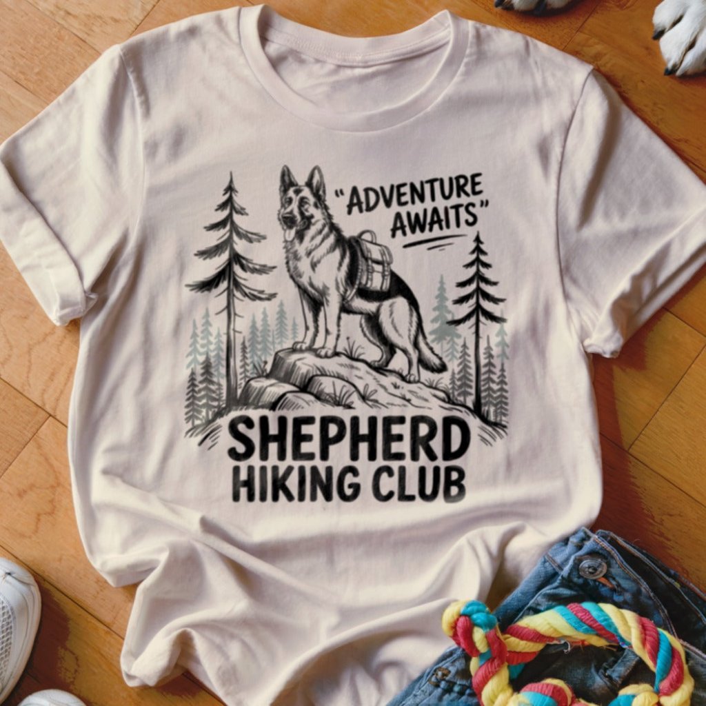Shepherd Hiking Club Shirt - The Pawsitive Initiative