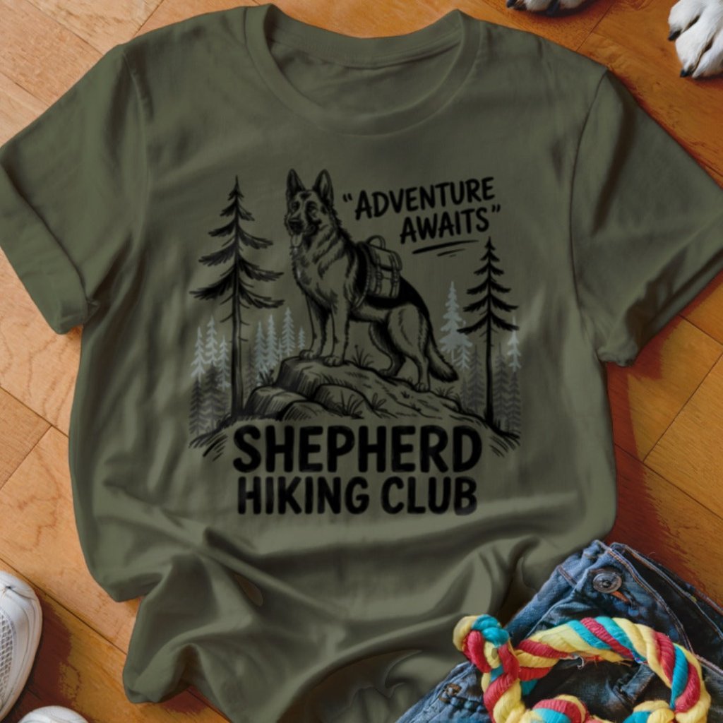 Shepherd Hiking Club Shirt - The Pawsitive Initiative