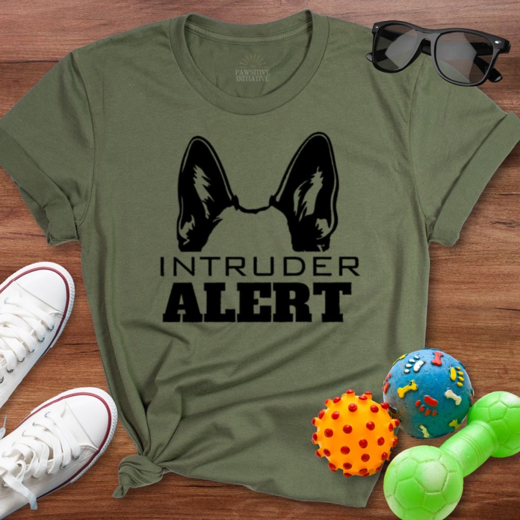 Shepherd Intruder Alert Shirt - The Pawsitive Initiative