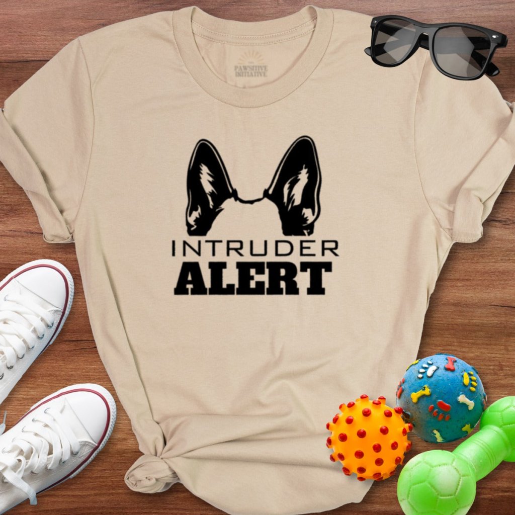 Shepherd Intruder Alert Shirt - The Pawsitive Initiative