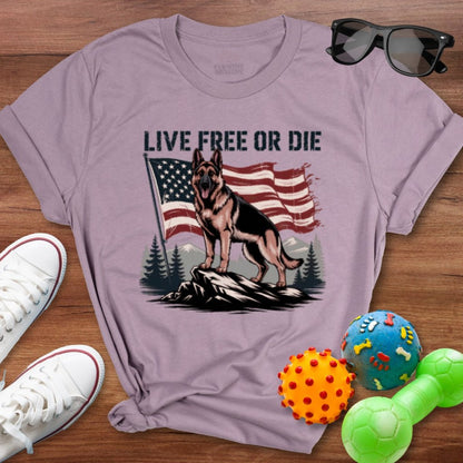Shepherd Live Free Shirt - The Pawsitive Initiative