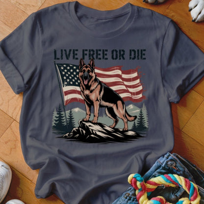 Shepherd Live Free Shirt - The Pawsitive Initiative