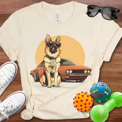 Shepherd Muscle Car Shirt - The Pawsitive Initiative