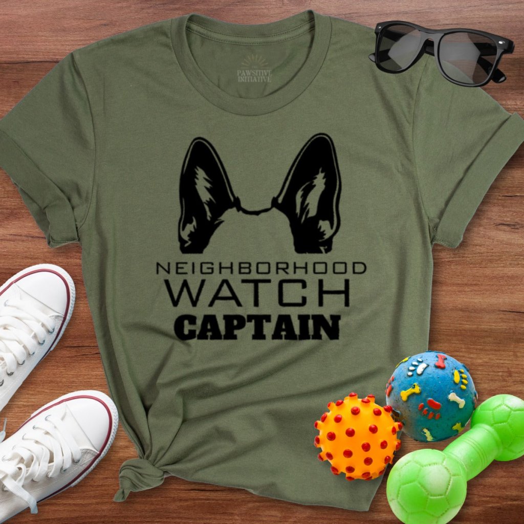 Shepherd Neighborhood Watch Shirt - The Pawsitive Initiative