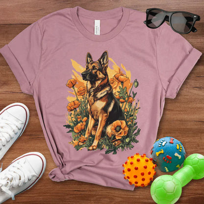 Shepherd Poppy Field Shirt - The Pawsitive Initiative