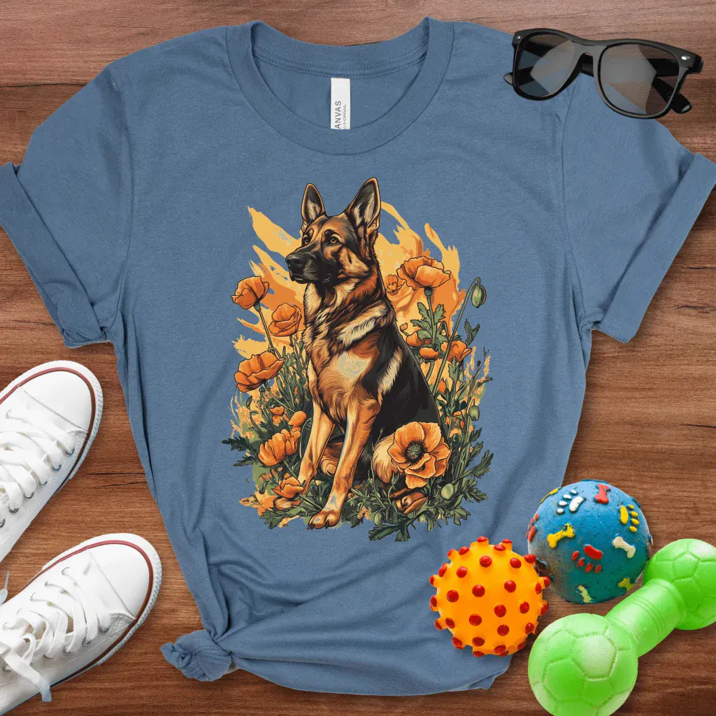 Shepherd Poppy Field Shirt - The Pawsitive Initiative