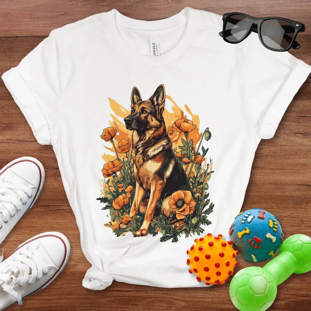 Shepherd Poppy Field Shirt - The Pawsitive Initiative