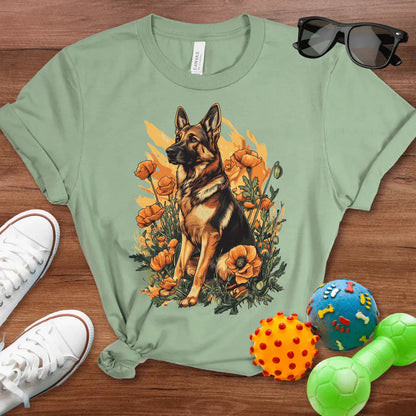 Shepherd Poppy Field Shirt - The Pawsitive Initiative