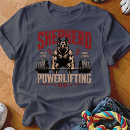Shepherd Powerlifting Shirt - The Pawsitive Initiative
