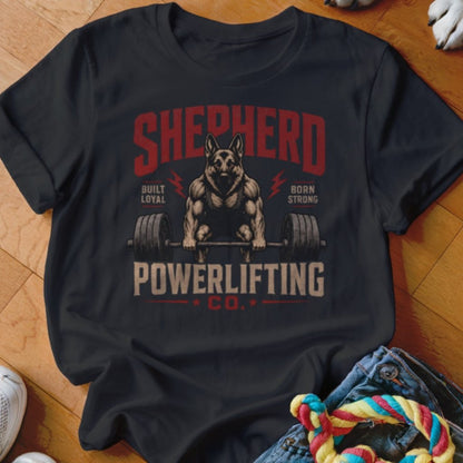 Shepherd Powerlifting Shirt - The Pawsitive Initiative