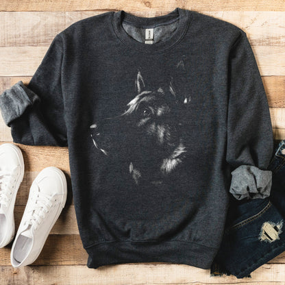 Shepherd Silhouette Sweatshirt - The Pawsitive Initiative