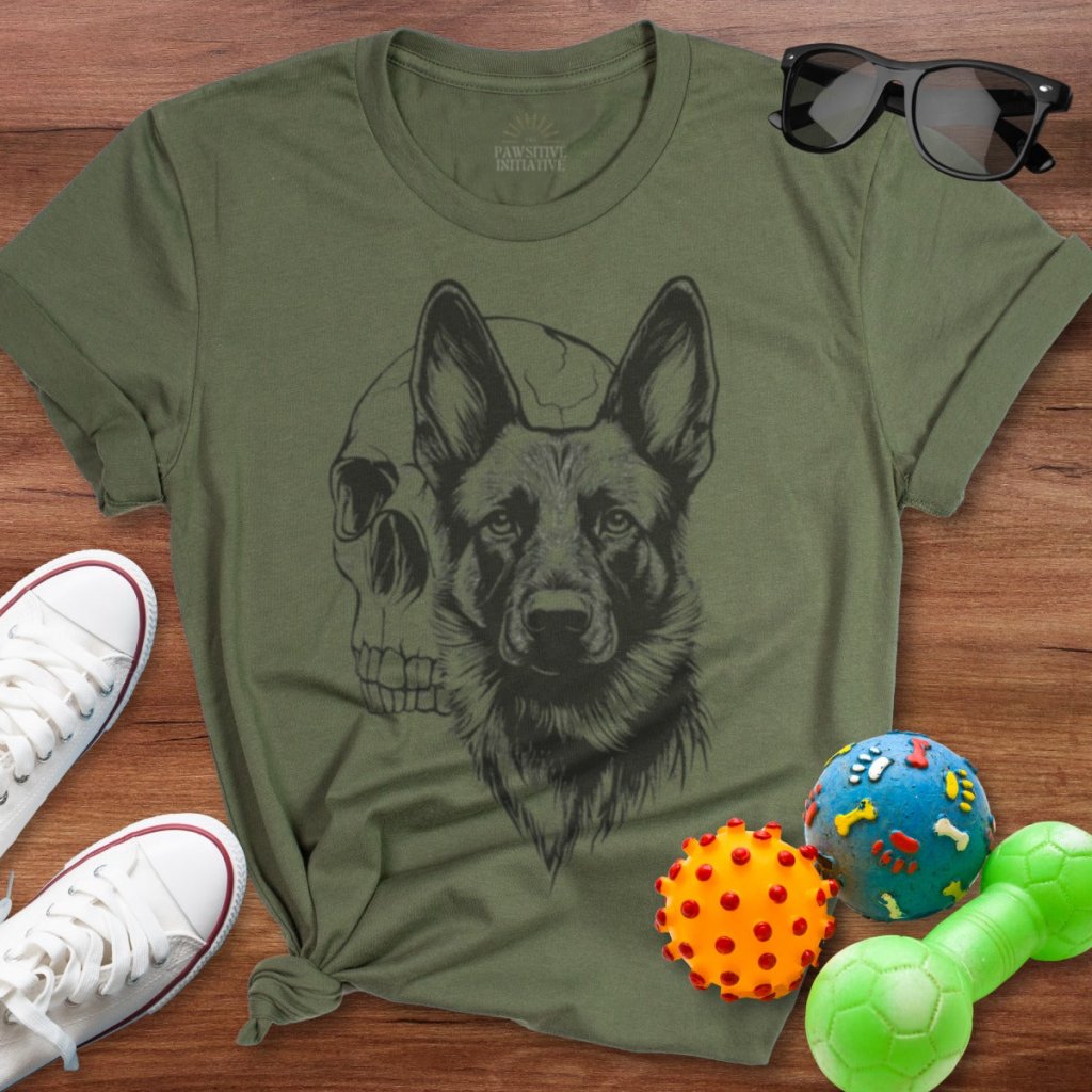 Shepherd & Skull Shirt - The Pawsitive Initiative