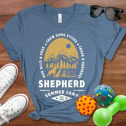 Shepherd Summer Camp Shirt - The Pawsitive Initiative