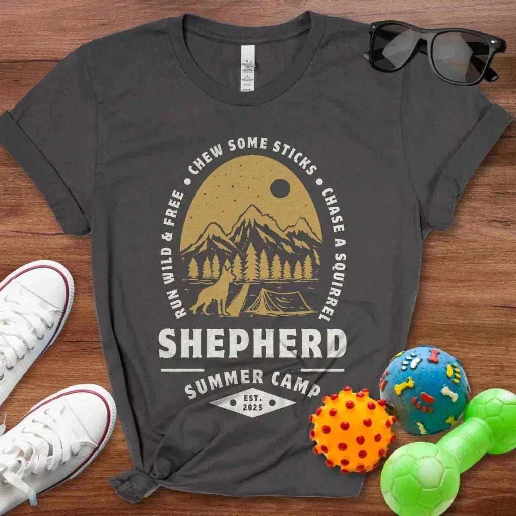 Shepherd Summer Camp Shirt - The Pawsitive Initiative