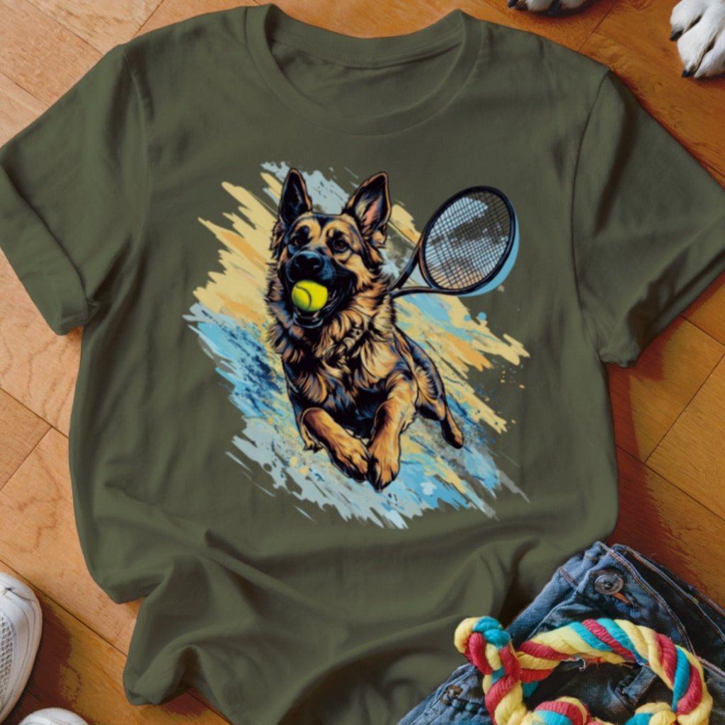 Shepherd Tennis Shirt - The Pawsitive Initiative