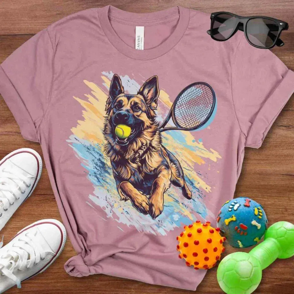 Shepherd Tennis Shirt - The Pawsitive Initiative