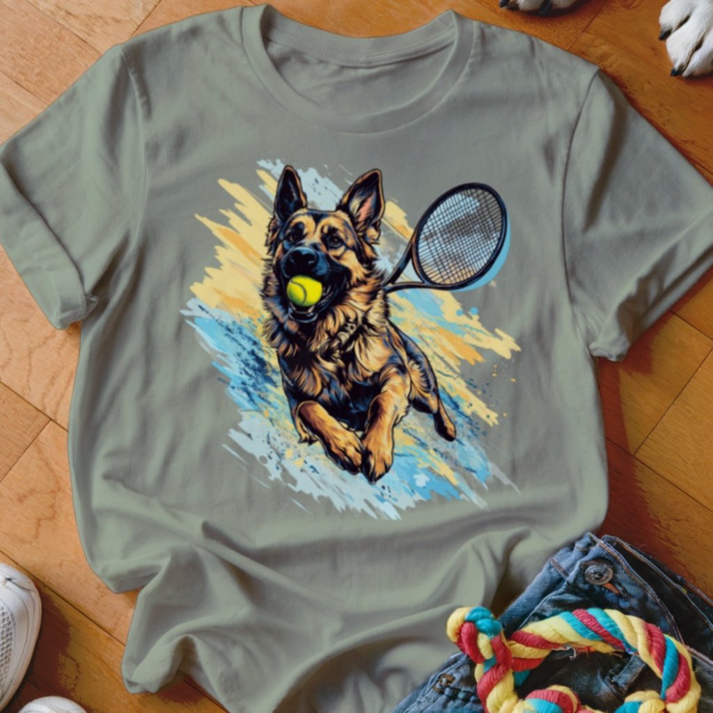 Shepherd Tennis Shirt - The Pawsitive Initiative
