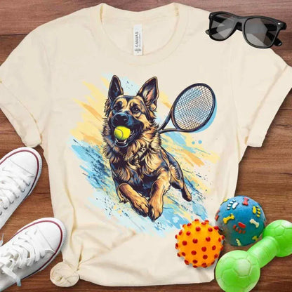 Shepherd Tennis Shirt - The Pawsitive Initiative