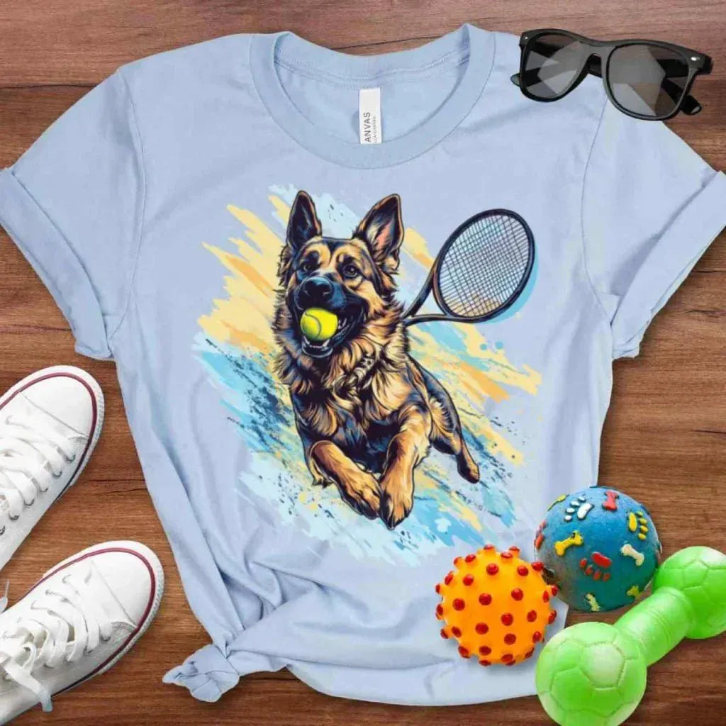 Shepherd Tennis Shirt - The Pawsitive Initiative
