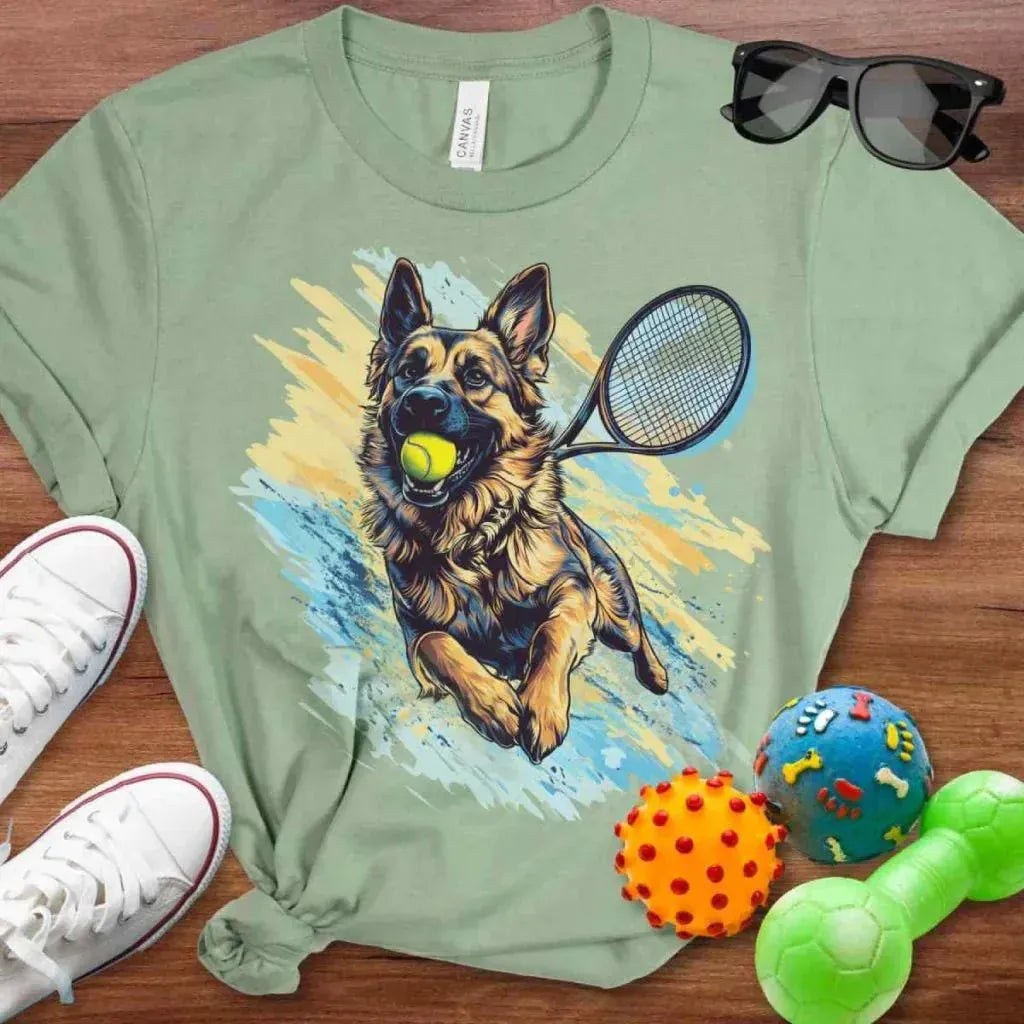 Shepherd Tennis Shirt - The Pawsitive Initiative