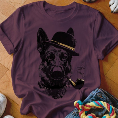 Shepherd with a Pipe Shirt - The Pawsitive Initiative