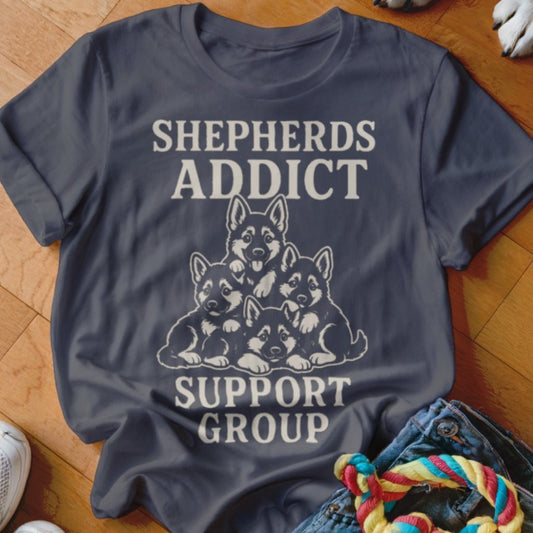 Shepherds Addict Support Group Shirt - The Pawsitive Initiative