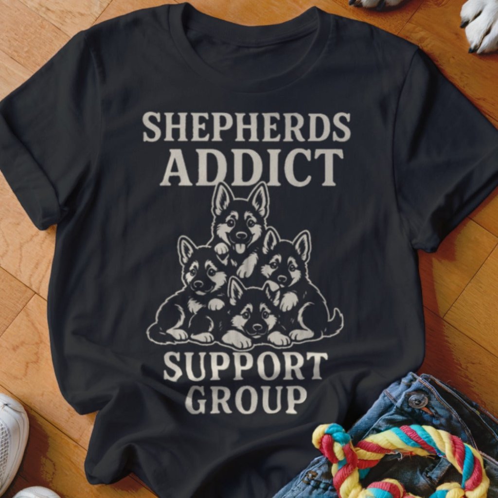 Shepherds Addict Support Group Shirt - The Pawsitive Initiative