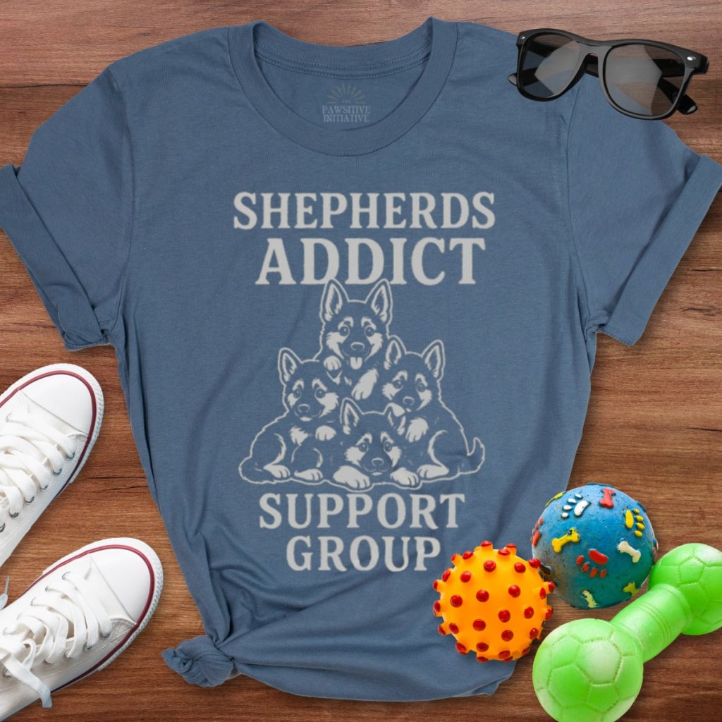 Shepherds Addict Support Group Shirt - The Pawsitive Initiative