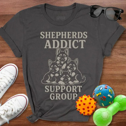 Shepherds Addict Support Group Shirt - The Pawsitive Initiative