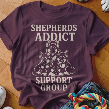 Shepherds Addict Support Group Shirt - The Pawsitive Initiative