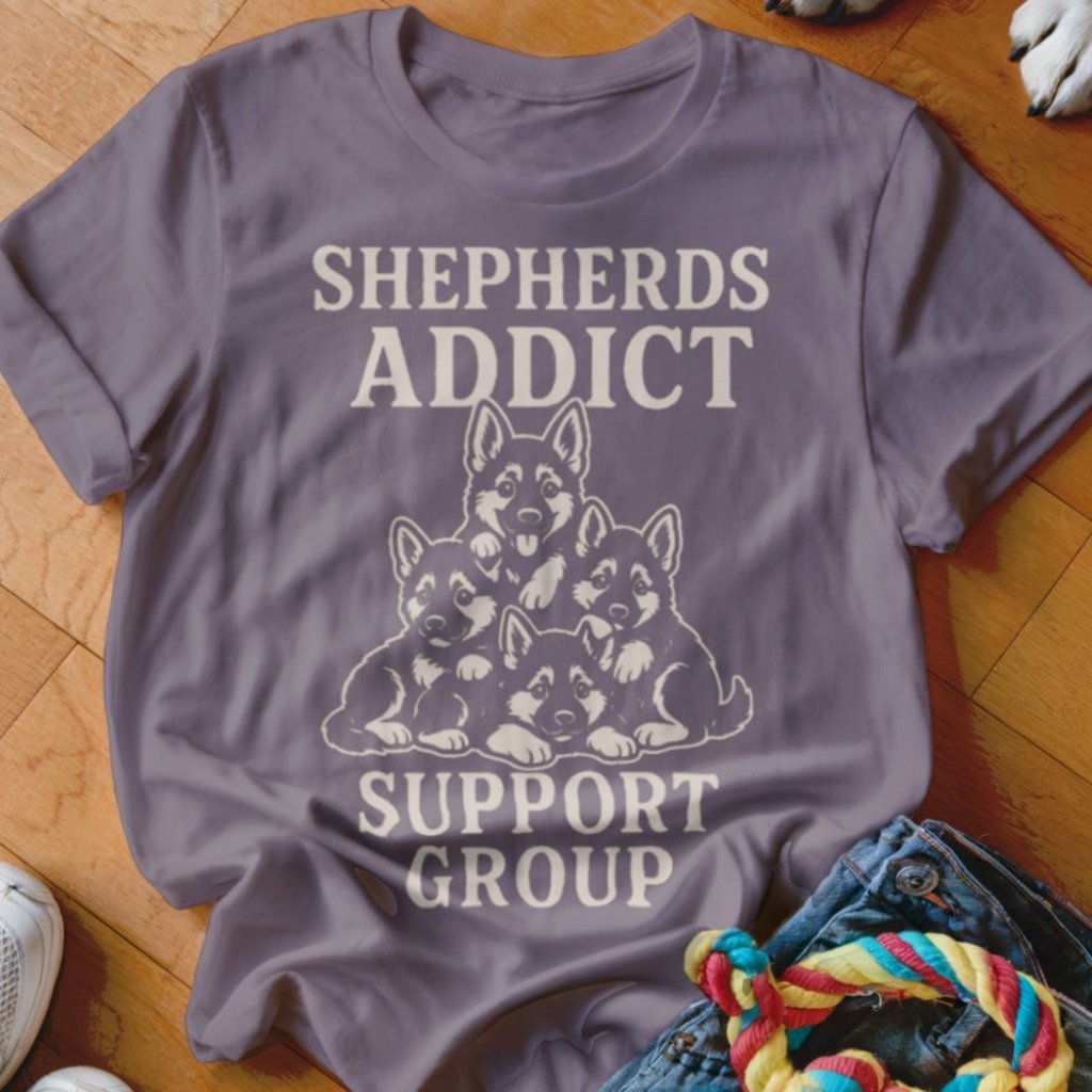 Shepherds Addict Support Group Shirt - The Pawsitive Initiative