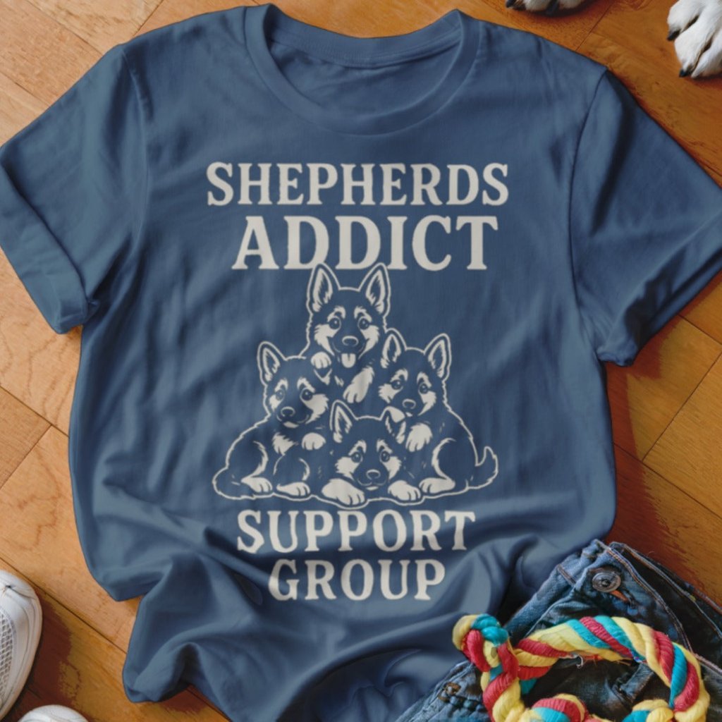 Shepherds Addict Support Group Shirt - The Pawsitive Initiative