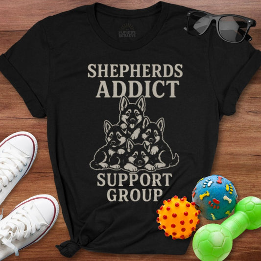 Shepherds Addict Support Group Shirt - The Pawsitive Initiative
