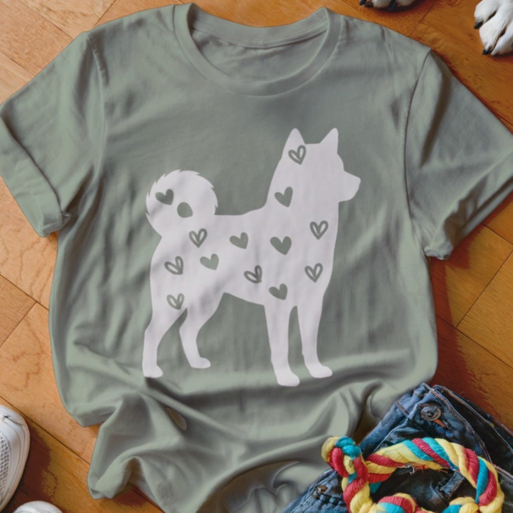 Shiba Inu Hearts Shirt - The Pawsitive Initiative