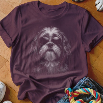 Shih Tzu in Aviators Shirt - The Pawsitive Initiative