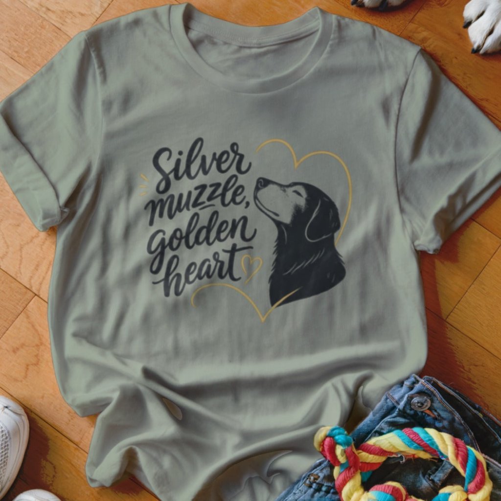 Silver Muzzle Shirt - The Pawsitive Initiative