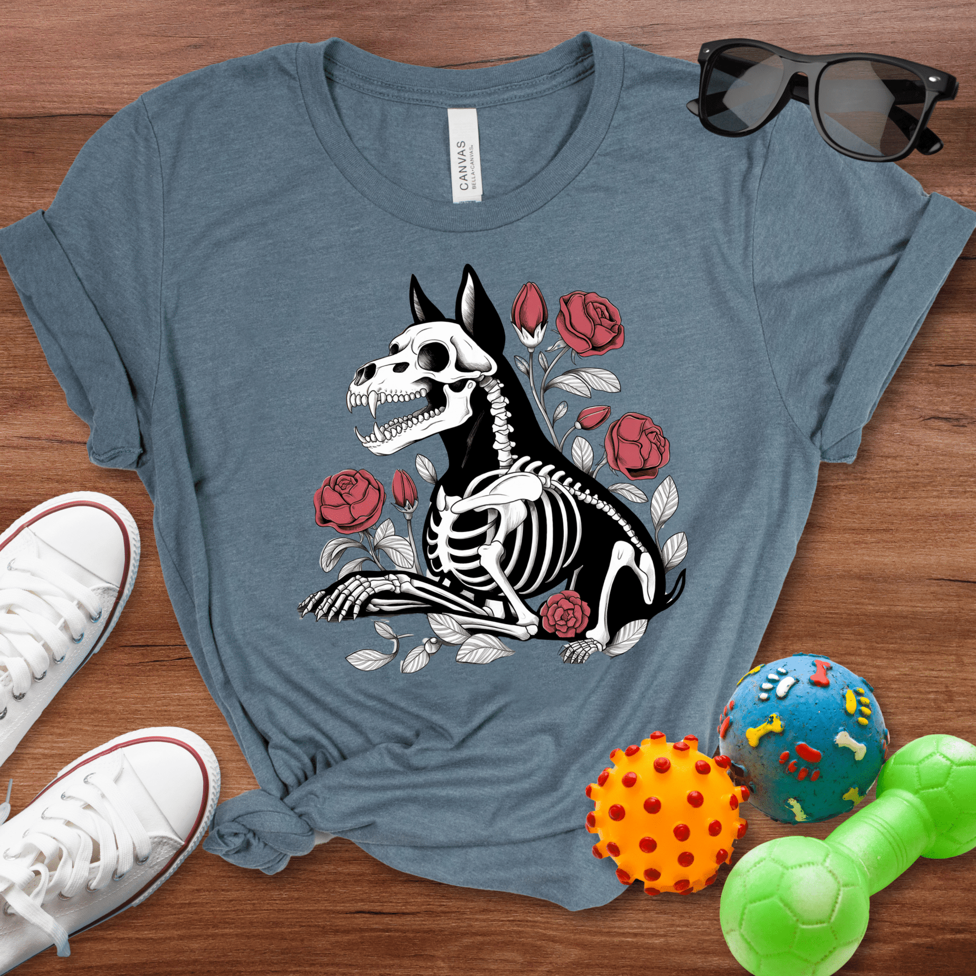 Skeleton Dog Shirt - The Pawsitive Initiative