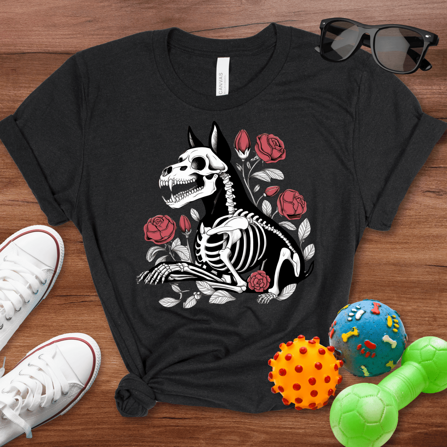 Skeleton Dog Shirt - The Pawsitive Initiative