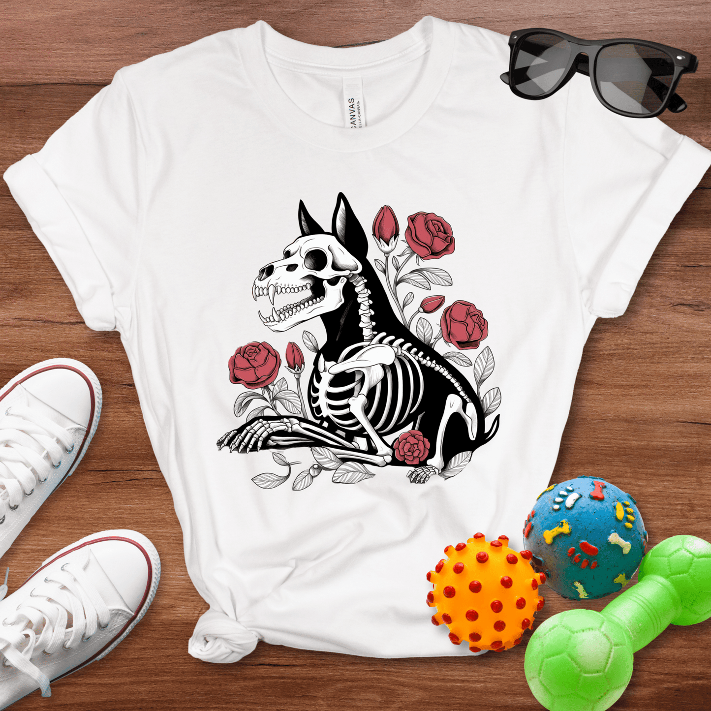 Skeleton Dog Shirt - The Pawsitive Initiative