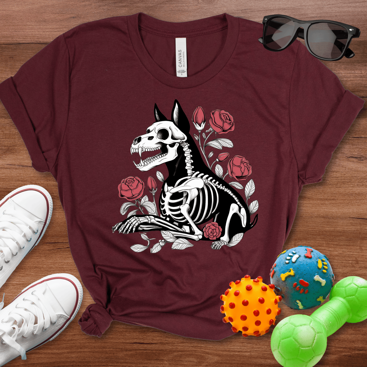 Skeleton Dog Shirt - The Pawsitive Initiative