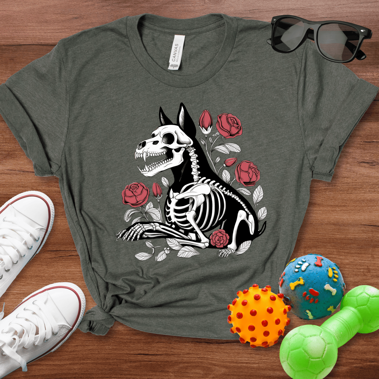 Skeleton Dog Shirt - The Pawsitive Initiative