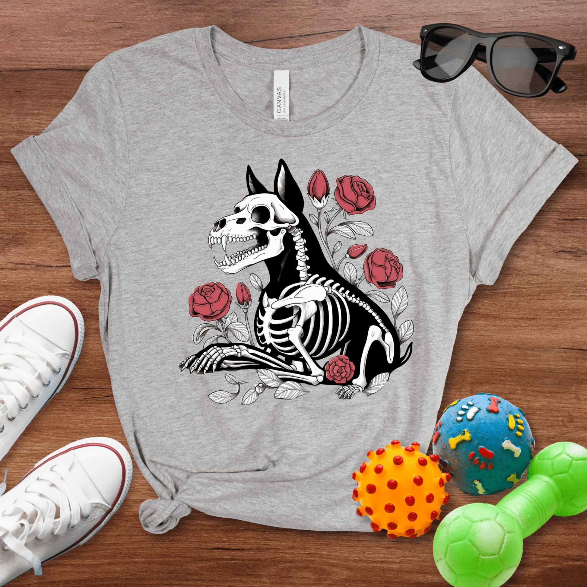 Skeleton Dog Shirt - The Pawsitive Initiative