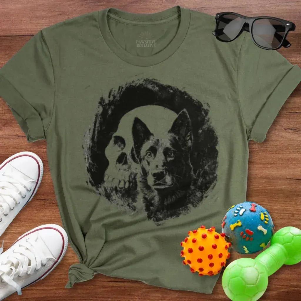 Skull & Shepherd Shirt - The Pawsitive Initiative